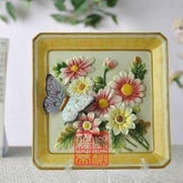 INPHIC-歐式鄉村手繪陶瓷掛盤 滿園春色雛菊 家居飾品擺設裝飾盤